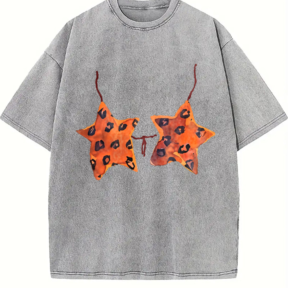 Leopard Star Vintage Washed T-Shirt product image 5
