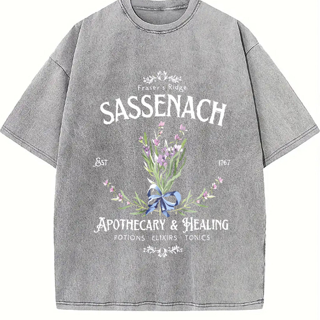 Summer Sassenach Floral One-piece Vintage Washed T-Shirt product image 5