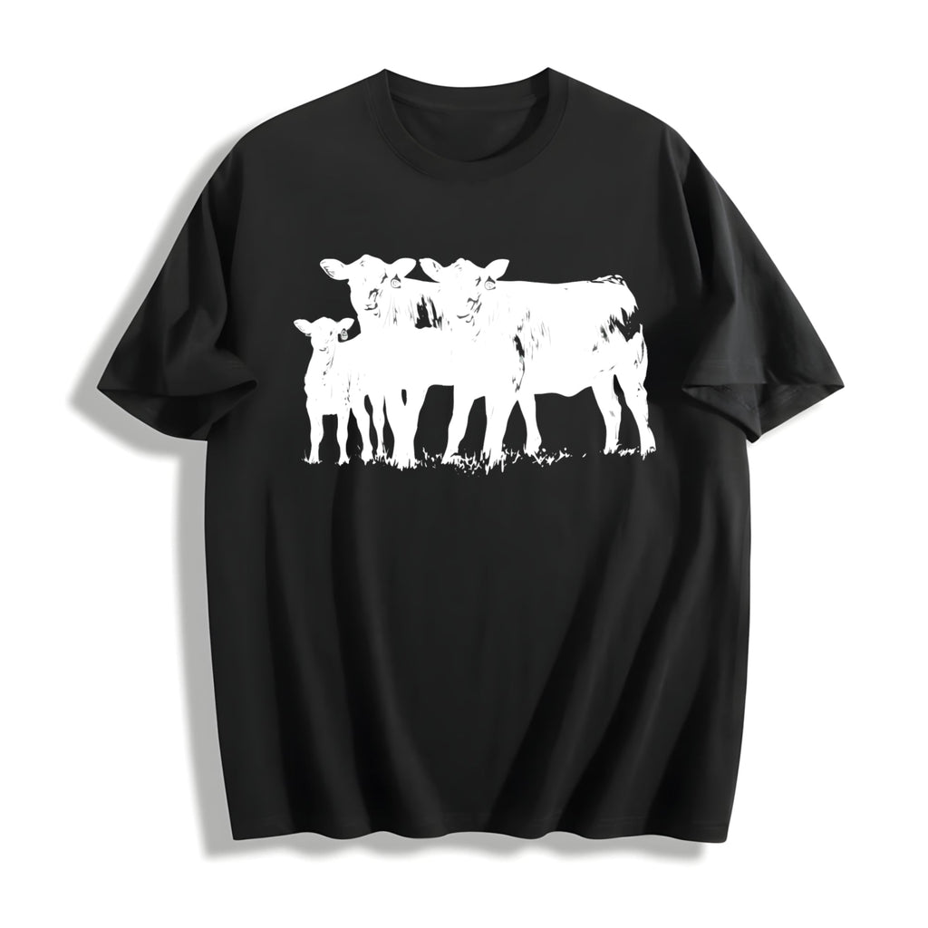 Cute Cow Cotton T-Shirt product image 1