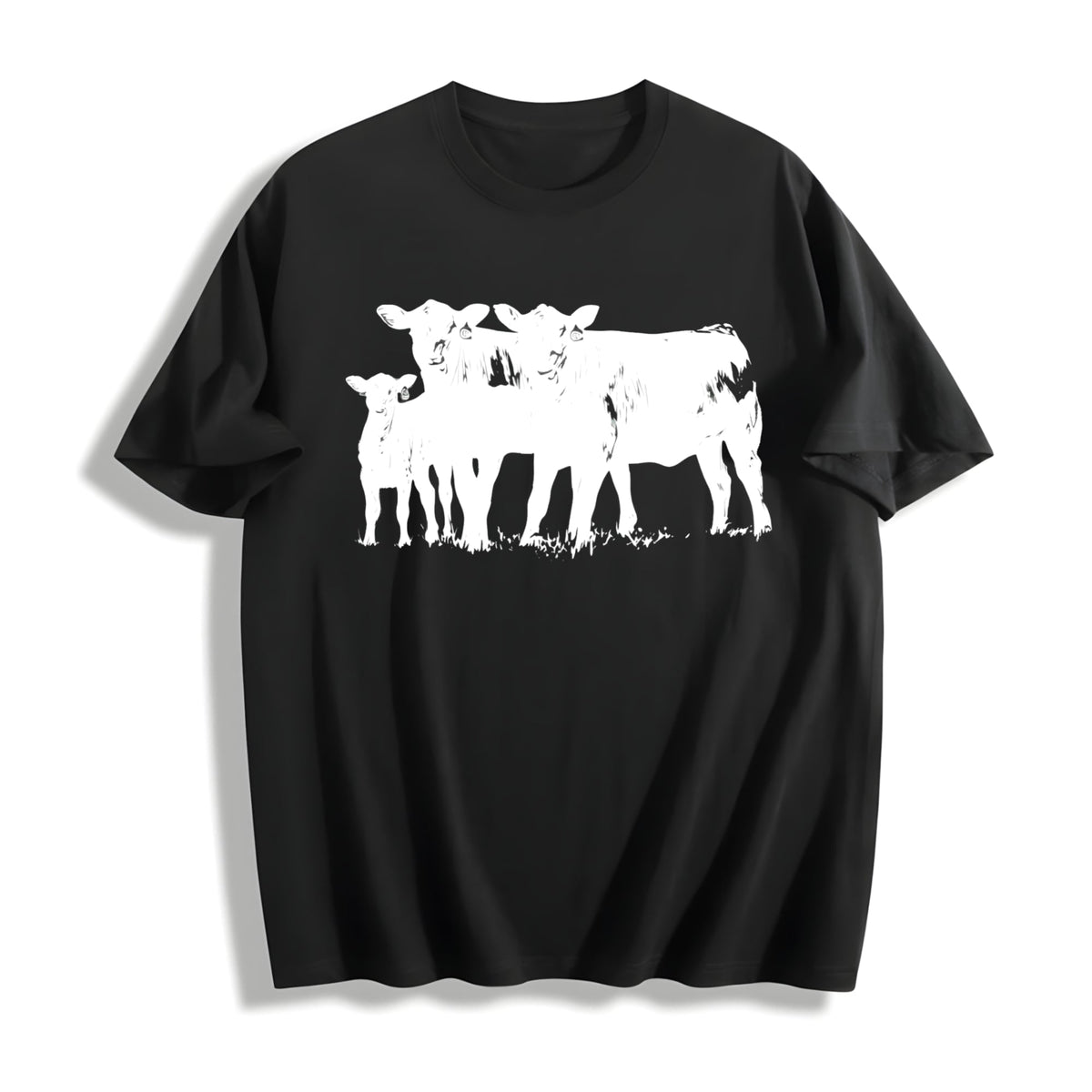 Cute Cow Cotton T-Shirt product image 1