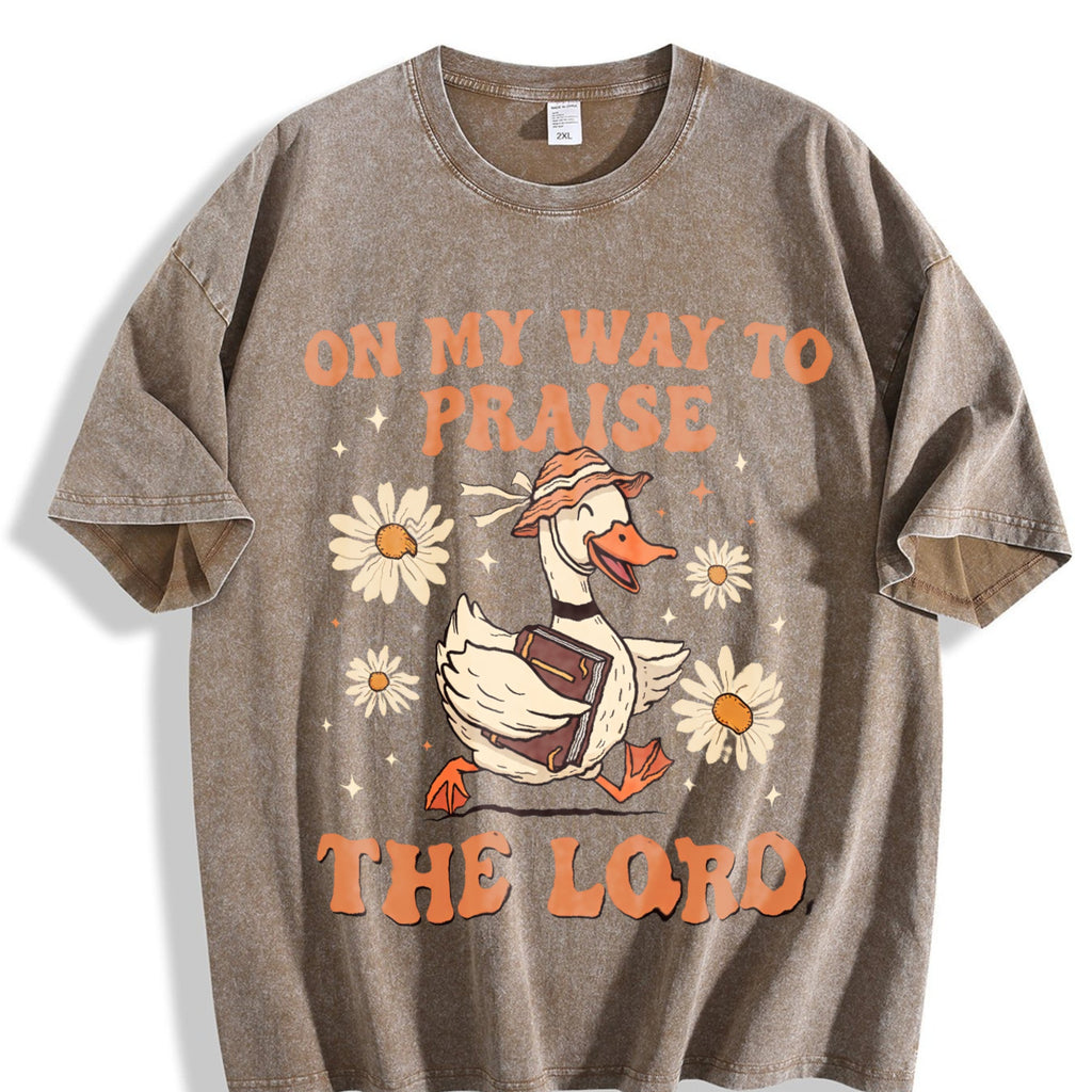 Praise The Lord Vintage Washed T-Shirt product image 3