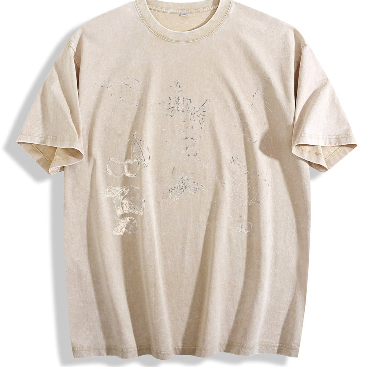 Fruits And Berries 90s Vintage Washed T-Shirt product image 1