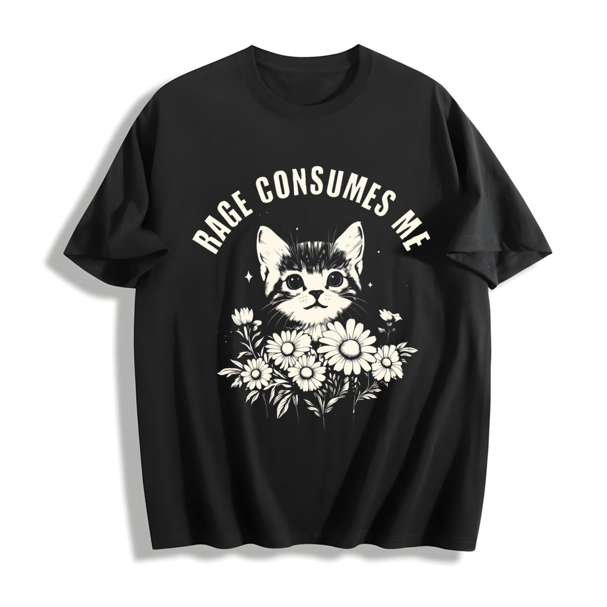 Rage Consumes Me Cotton T-Shirt product image 1