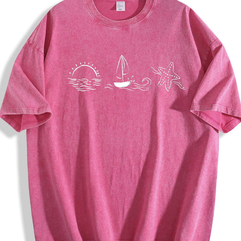 Ocean Sail 90s Vintage Washed T-Shirt product image 7