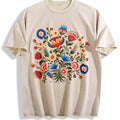 Folk Art A Bohemian With Faux Floral And Vintage Washed product image 1
