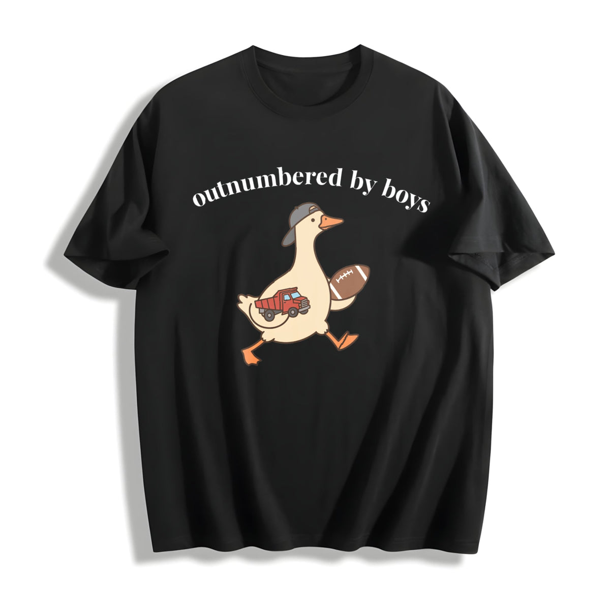 Outnumbered By Boys Cotton T-Shirt product image 1