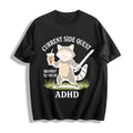 Adhd Raccoon Cotton T-Shirt product image 1