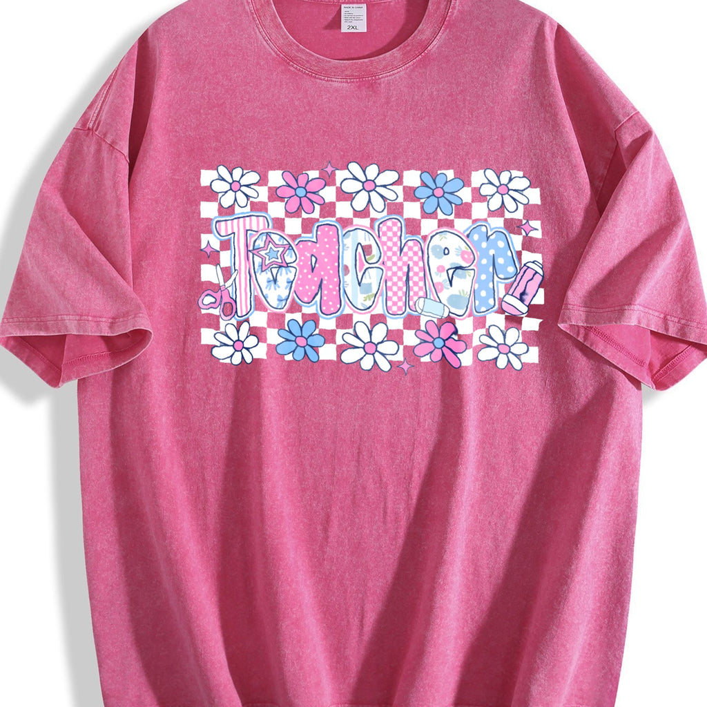 Coquette Teacher Vintage Washed T-Shirt product image 5