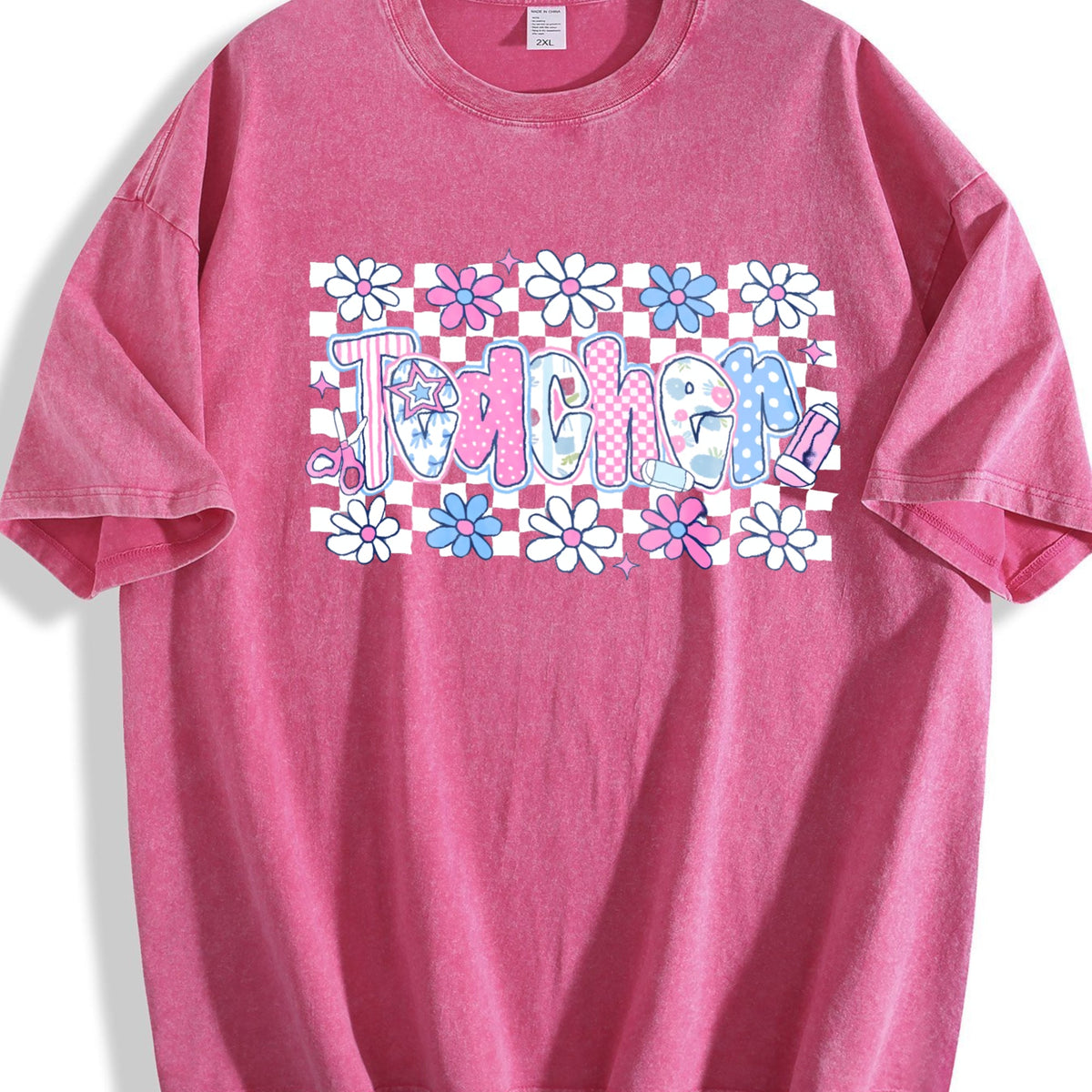 Coquette Teacher Vintage Washed T-Shirt product image 5