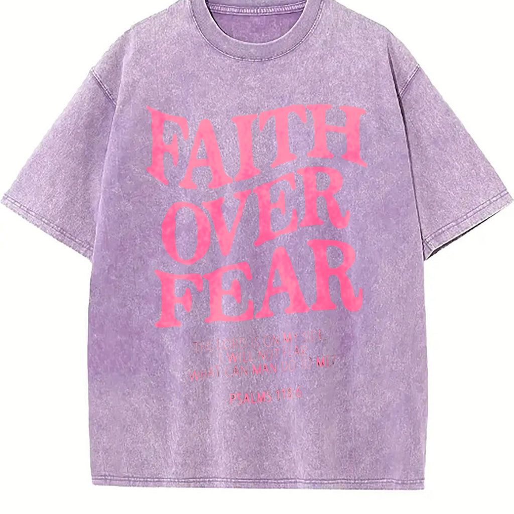 Summer Faith Over Fear Bible - Black Pink Letters Vintage product image 6