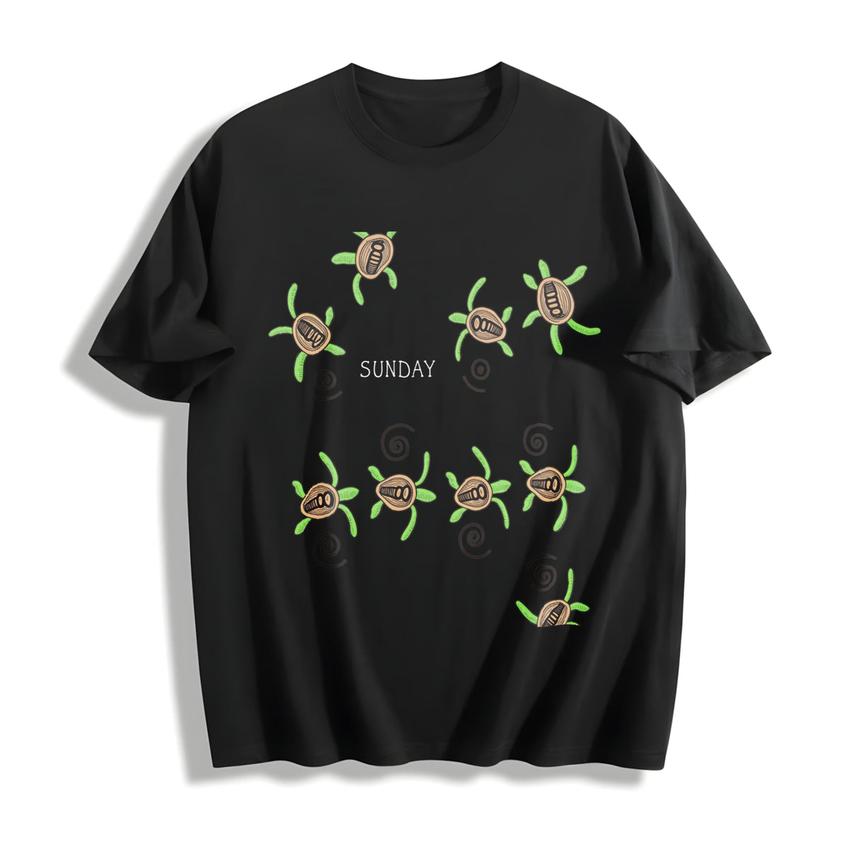Sea Turtle Summer Cotton T-Shirt product image 1