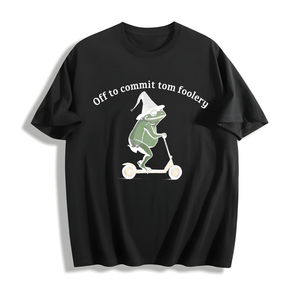 Off To Commit Tom Foolery Frog Cotton T-Shirt product image 1