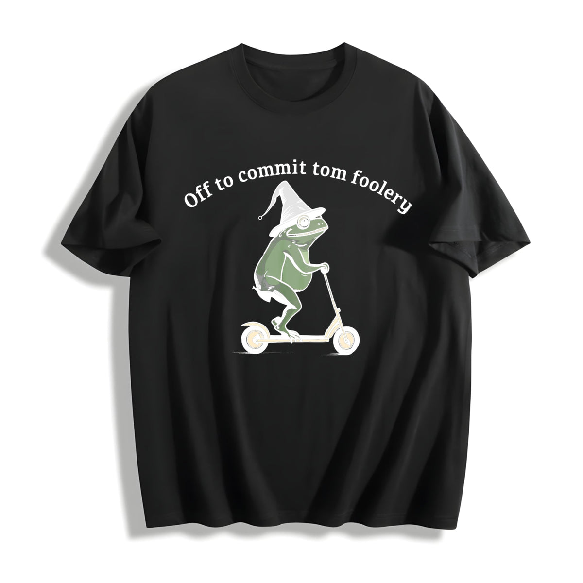 Off To Commit Tom Foolery Frog Cotton T-Shirt product image 1