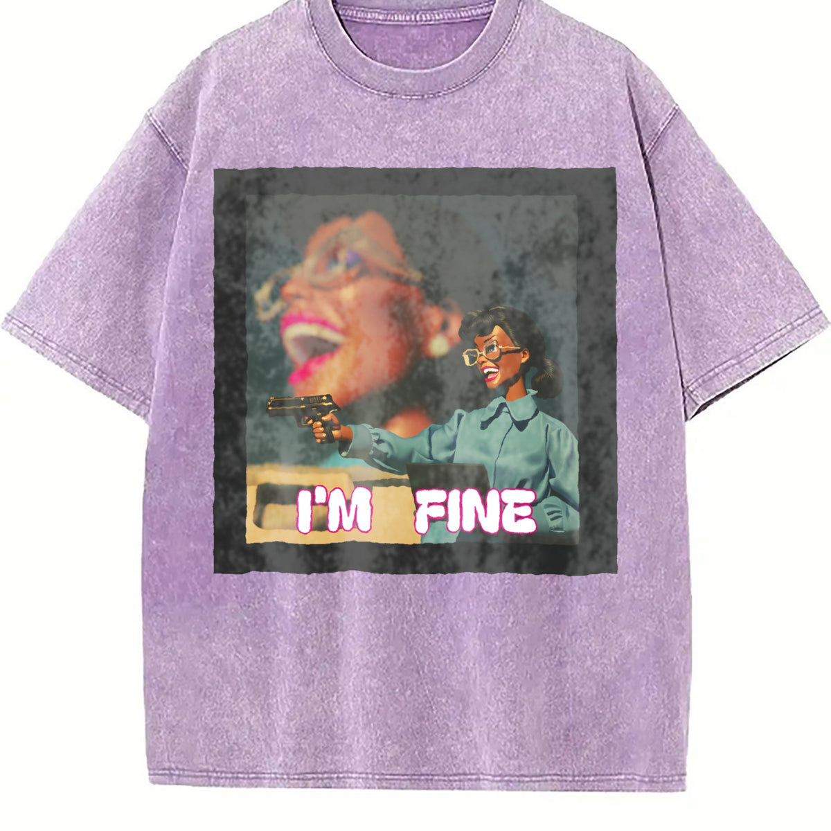 Short-sleeved Y2K Vintage Washed T-Shirt product image 6