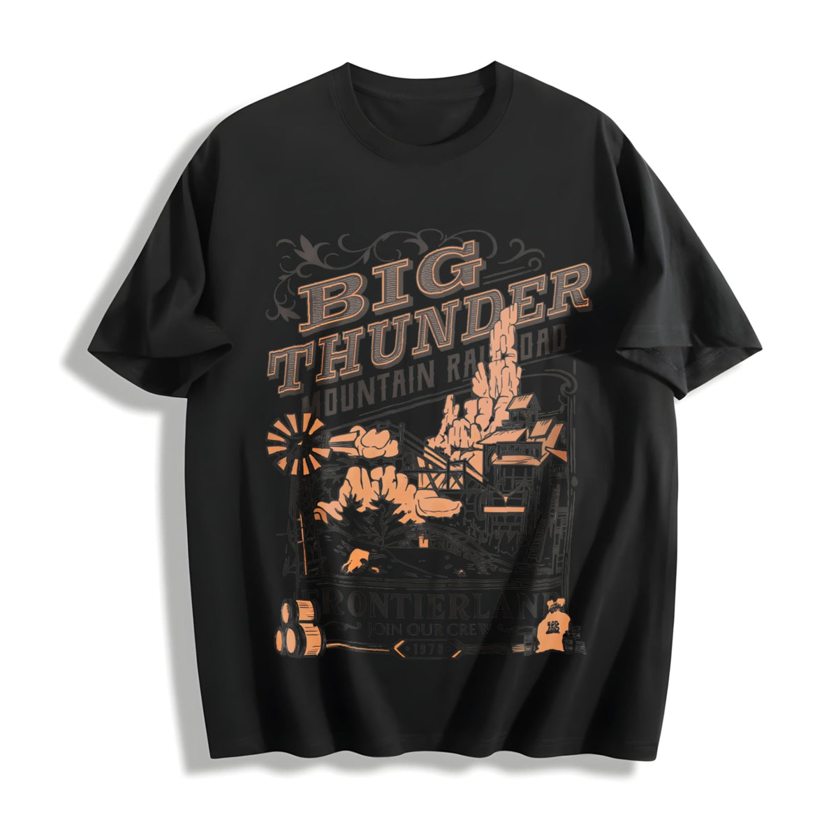 Big Thunder Mountain Railroad Cotton T-Shirt product image 1