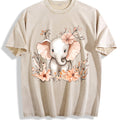 A Cute Elephant Adorned With Animal And Floral It's Vintage product image 1