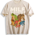 Milf Man I Love Frogs 90s Vintage Washed T-Shirt product image 1