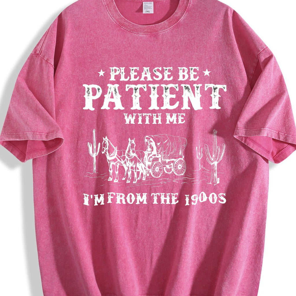 Please Be Patient I'm from the 1900s Vintage Washed T-Shirt product image 7