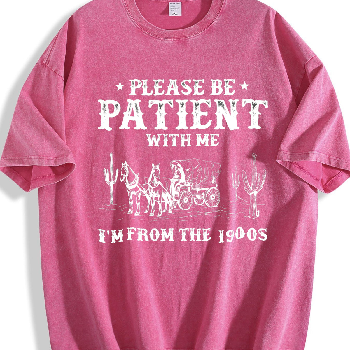 Please Be Patient I'm from the 1900s Vintage Washed T-Shirt product image 7