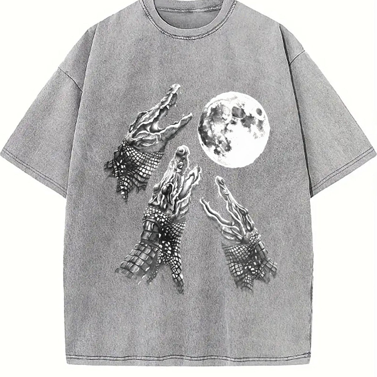 Alligator Moon Vintage Washed T-Shirt product image 5