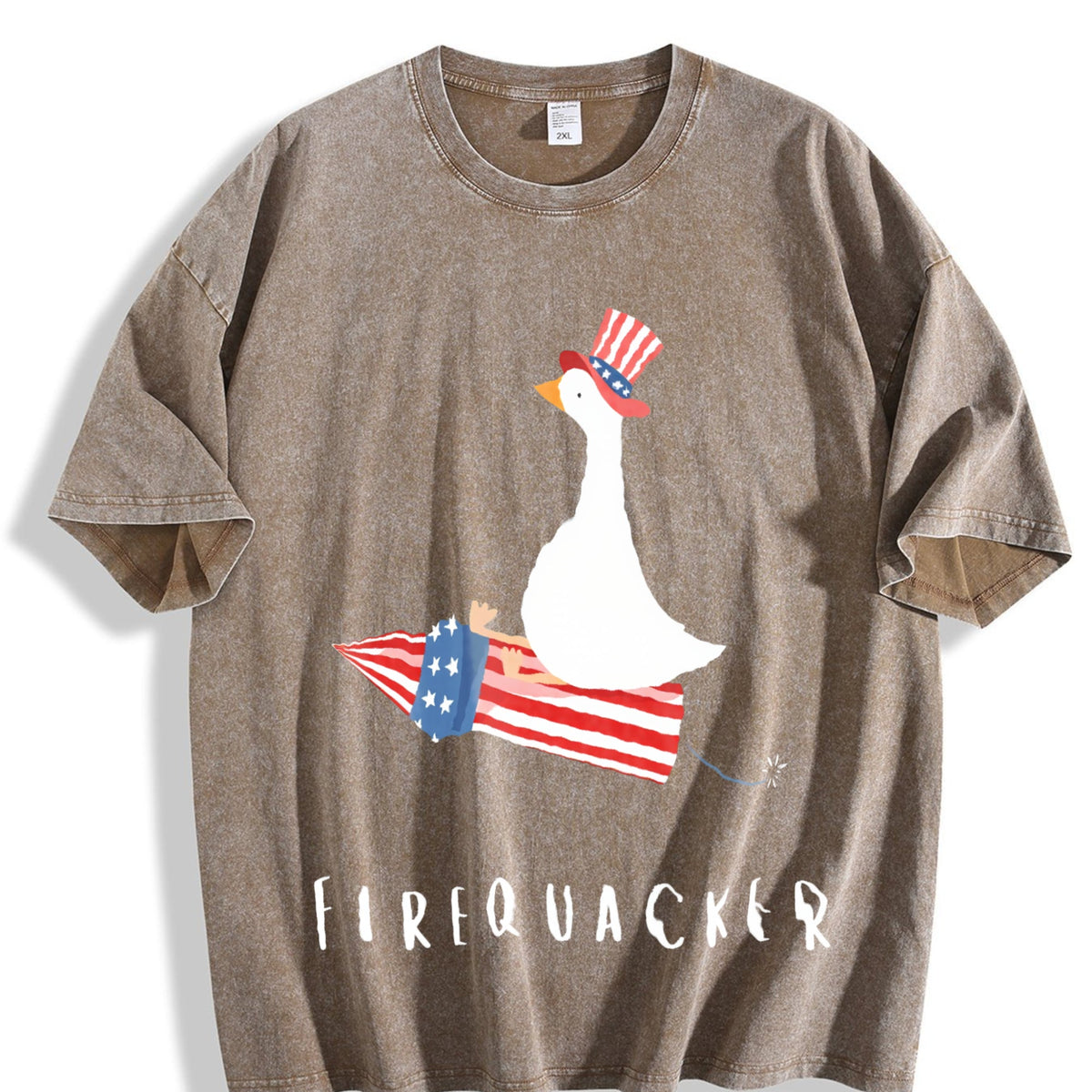 Funny Fourth Of July Vintage Washed T-Shirt product image 3