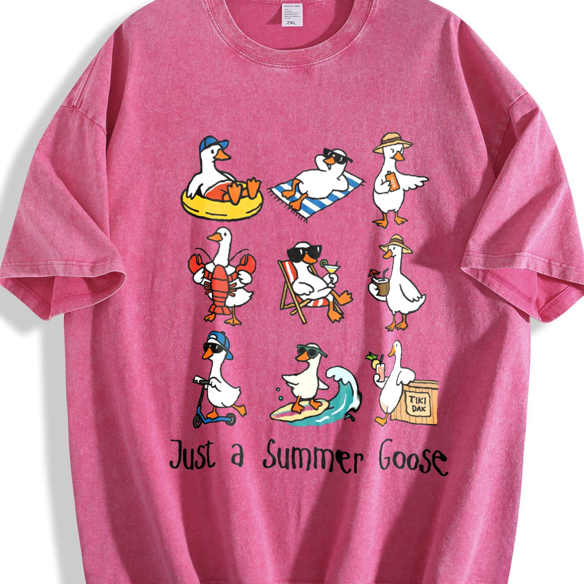 Just A Summer Goose Vintage Washed T-Shirt product image 5
