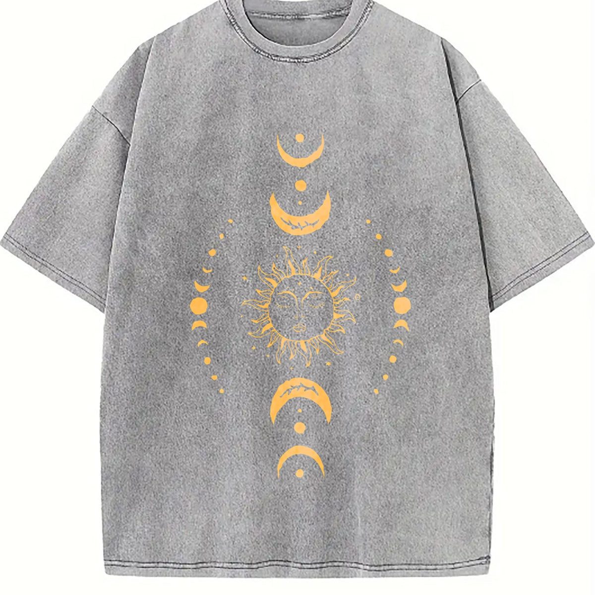 Moon And Sun Vintage Washed T-Shirt product image 4