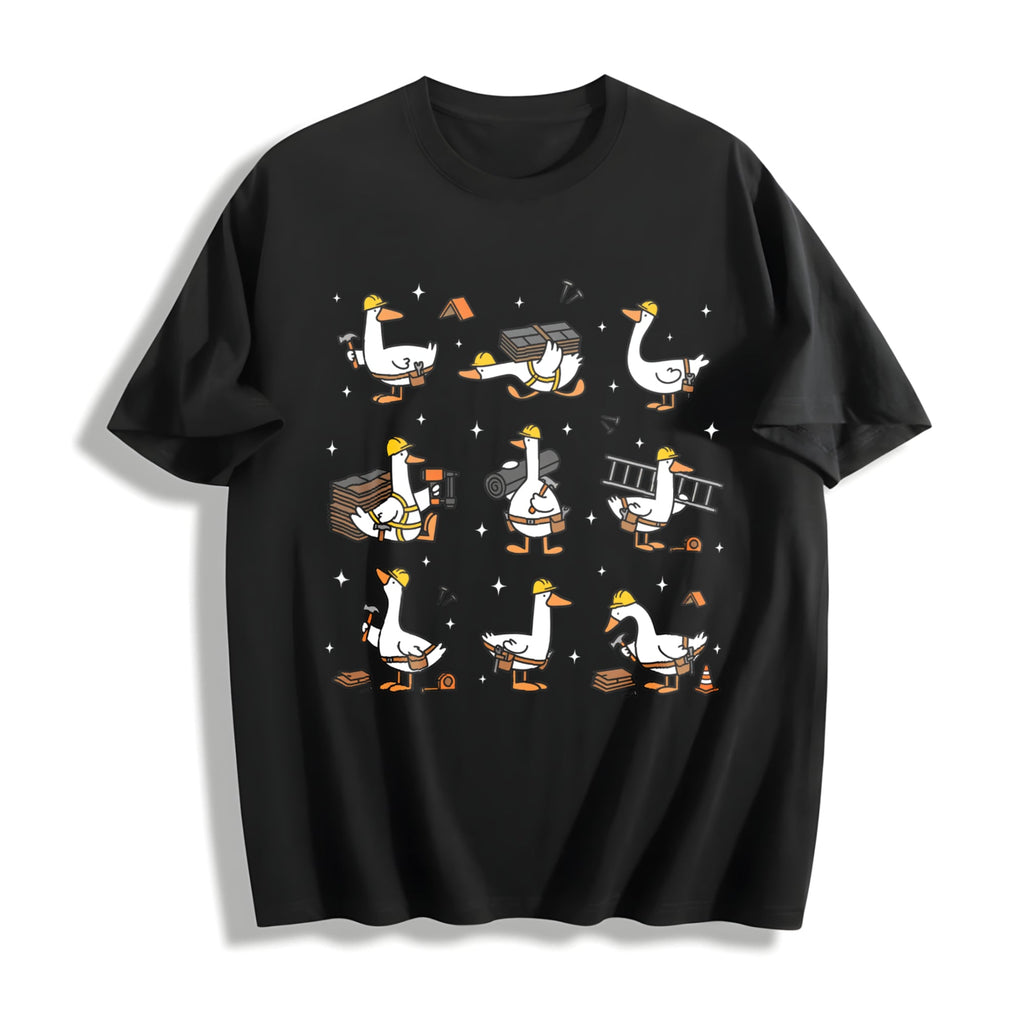 Silly Goose Roofer Cotton T-Shirt product image 1
