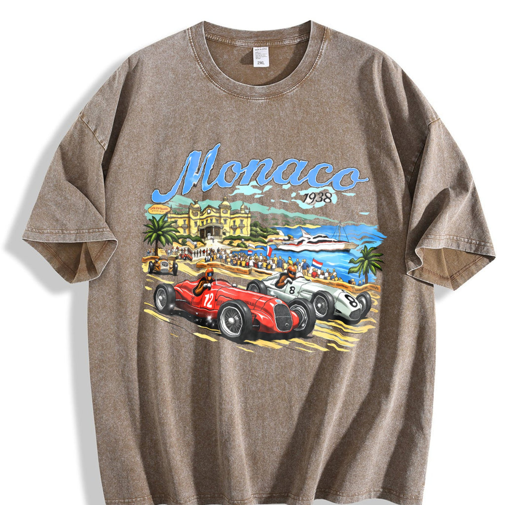 Monaco 1938 Racing Vintage Washed T-Shirt product image 3