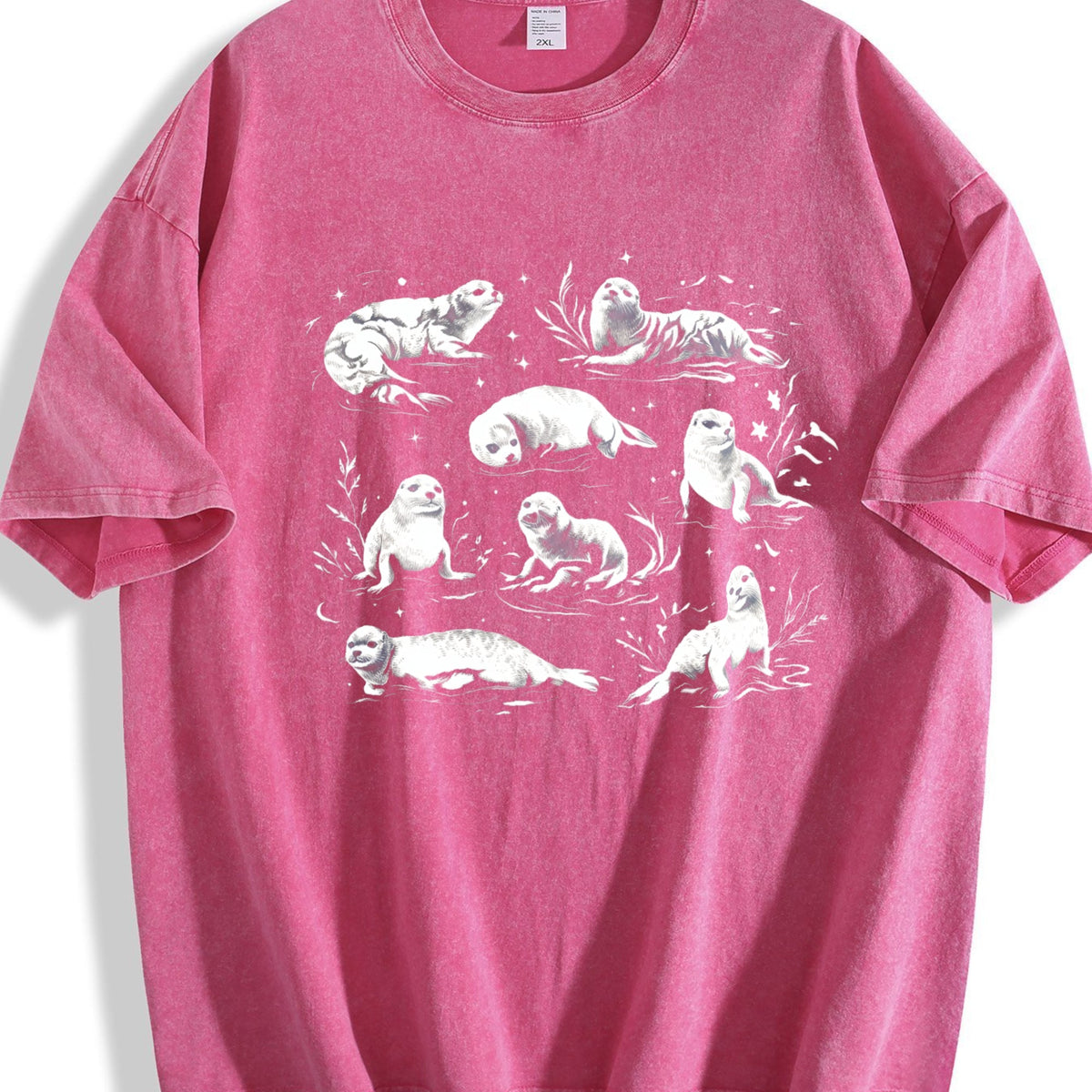 Coastal 90s Seals Vintage Washed T-Shirt product image 5