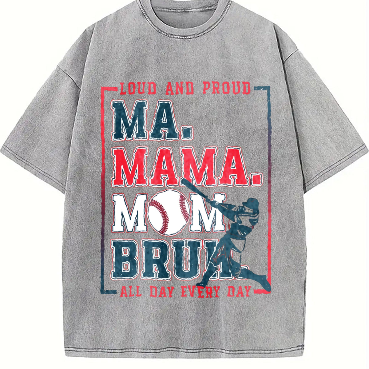 90s Mama Mommom Bru And Bat Vintage Washed T-Shirt product image 4