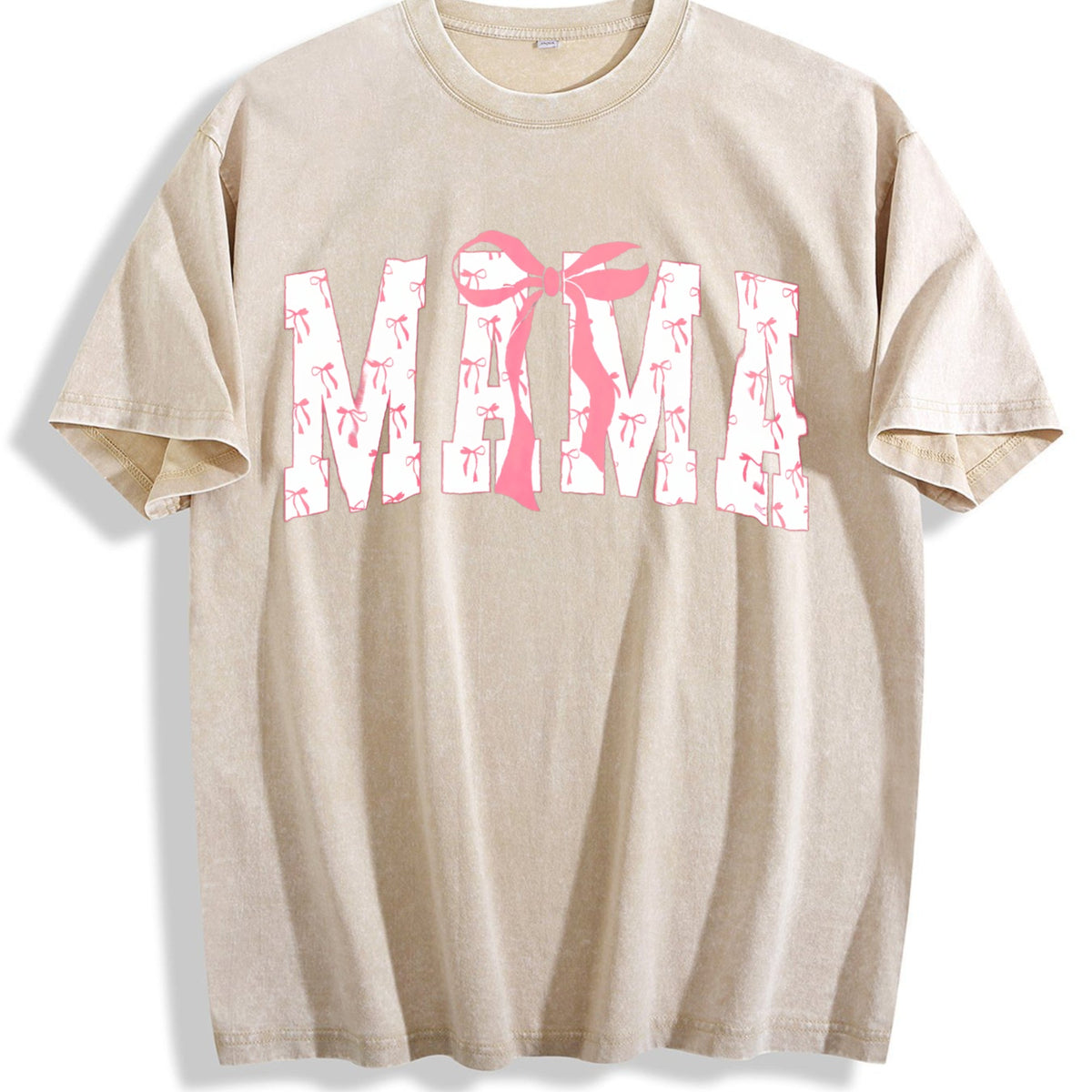 Coquette Bows Mama Vintage Washed T-Shirt product image 1