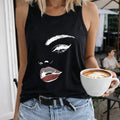 A Cartoon In Profile Women's Tank Top