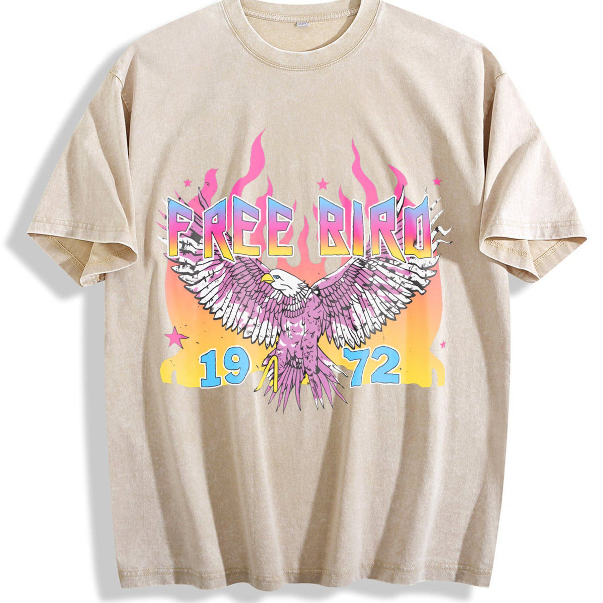 Free Bird 1972 America Vintage Washed T-Shirt product image 1
