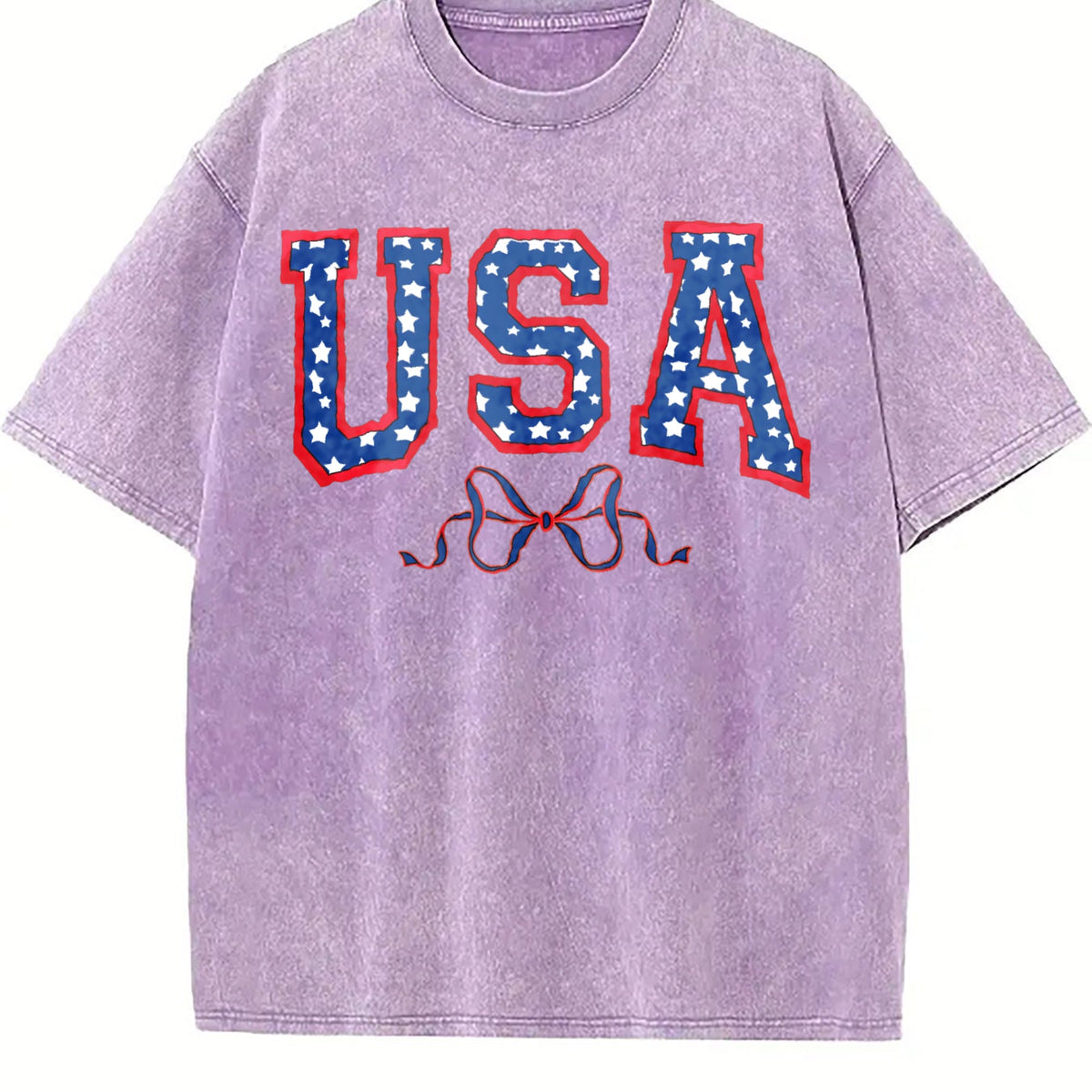 USA Bow Coquette Vintage Washed T-Shirt product image 6