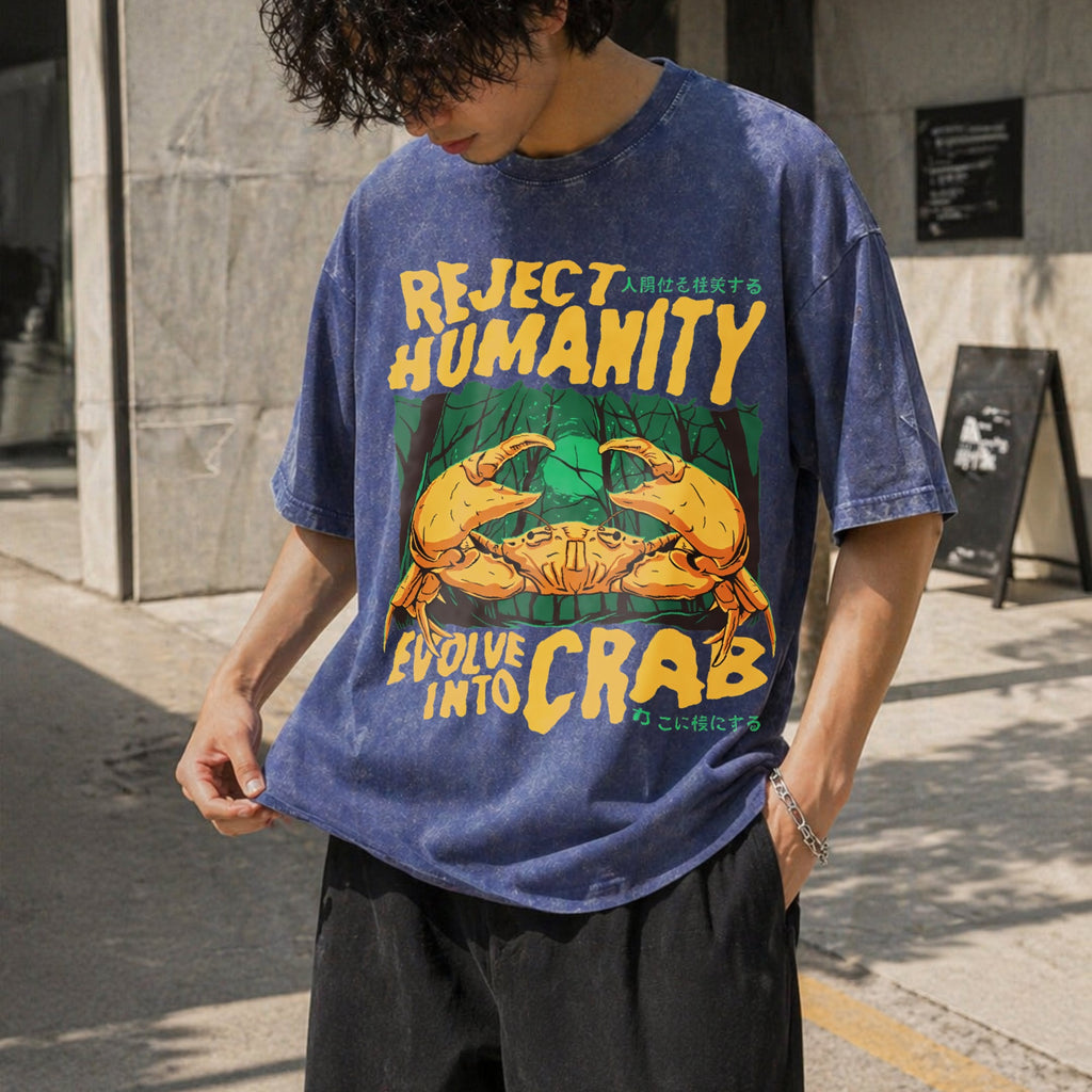 Reject Humanity Crab Vintage Washed T-Shirt product image 8