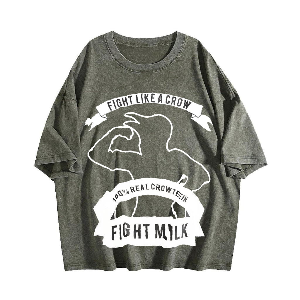 Fight Milk Vintage Washed T-Shirt product image 4