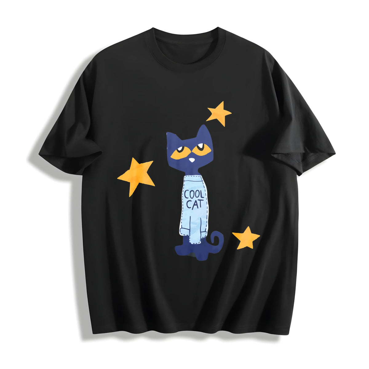 Statement : Black With Text Cotton T-Shirt product image 1