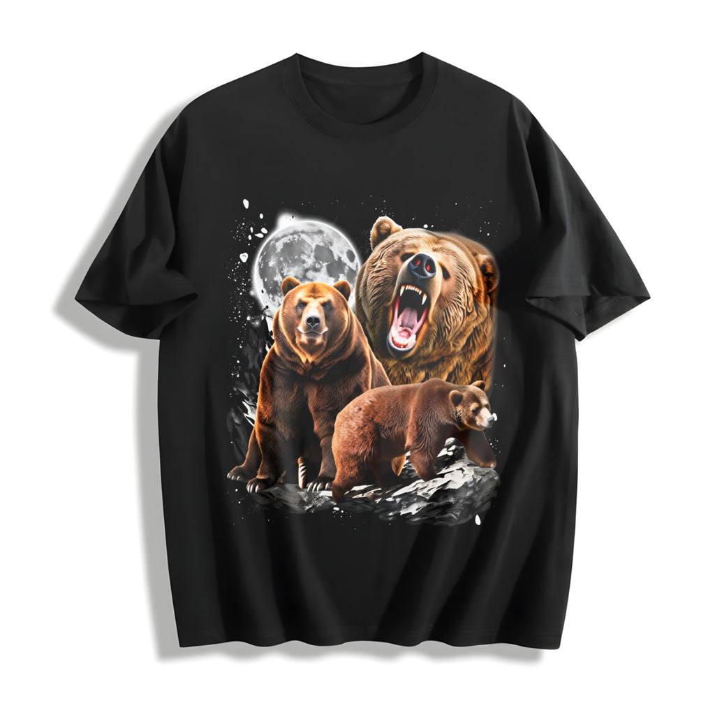 Bears And Moon Cotton T-Shirt product image 1
