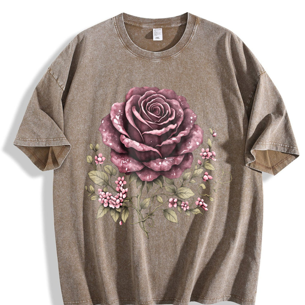 Skull Rose Vintage Washed T-Shirt product image 3