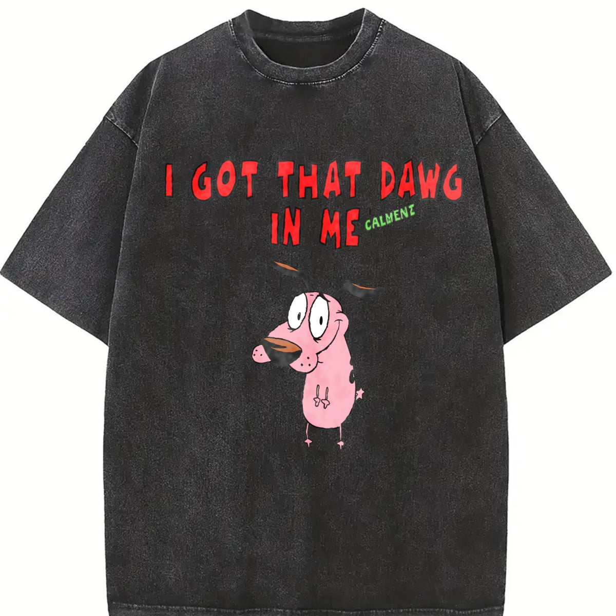 I Got That Dawg In Me Womensweater Vintage Washed T-Shirt product image 2