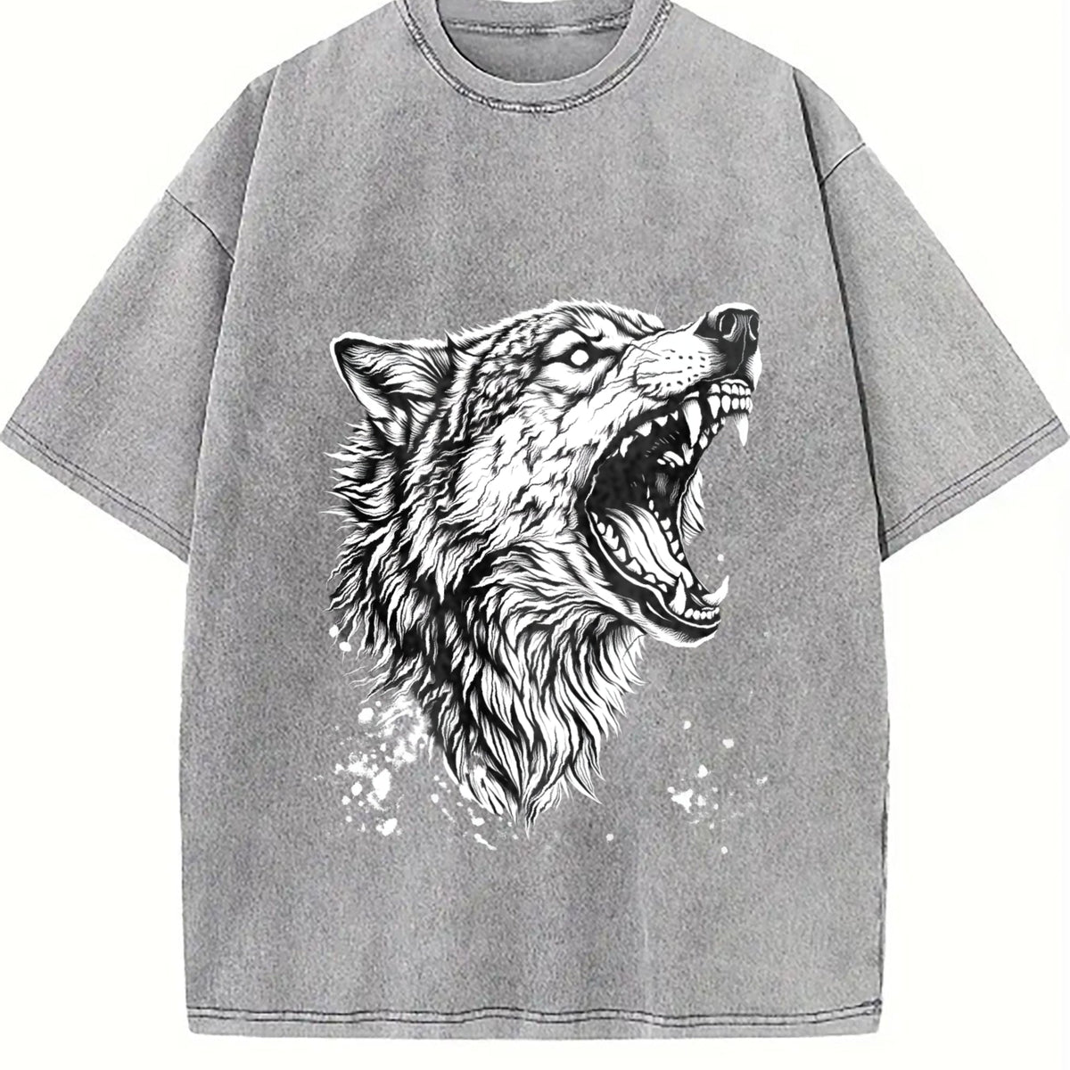 Wolf 90s Vintage Washed T-Shirt product image 5