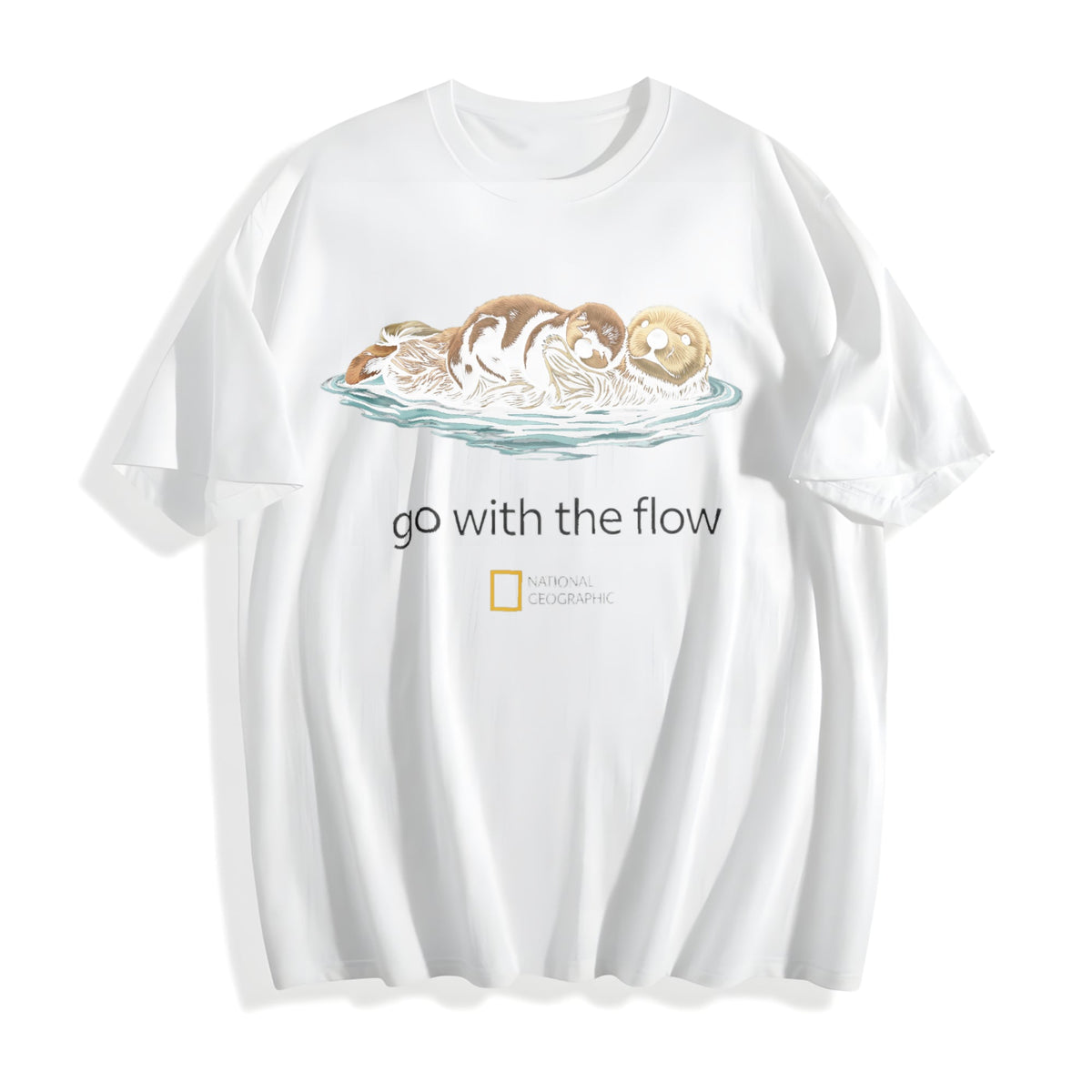 Cute Sea Otter Go With The Flow National Geographic Boxy product image 2