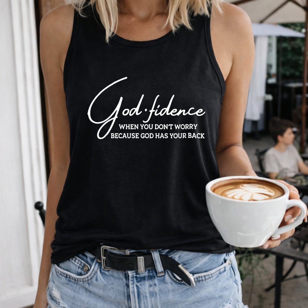 Godfidence God Has Your Back Women's Tank Top