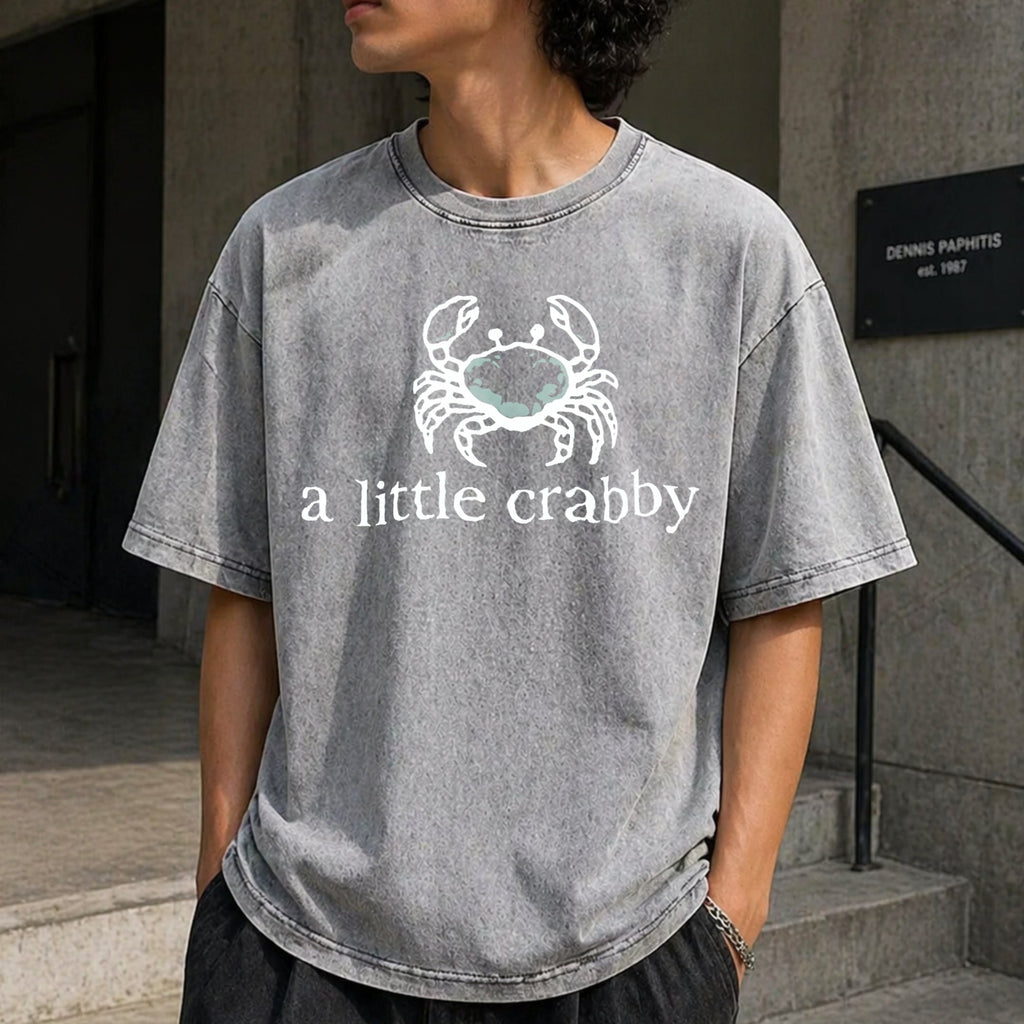 Little Crabby Vintage Washed T-Shirt product image 5
