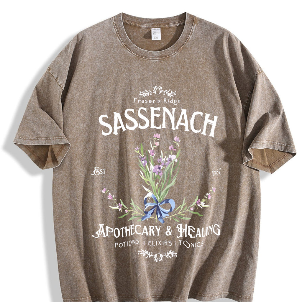 Summer Sassenach Floral One-piece Vintage Washed T-Shirt product image 3