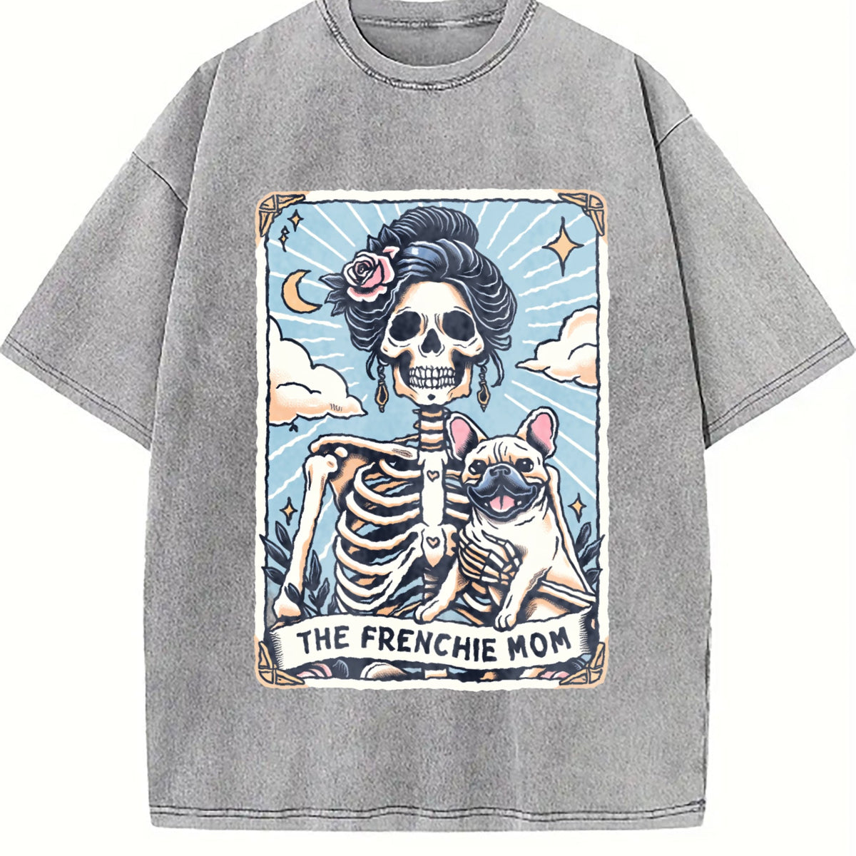 French Bulldog Vintage Washed T-Shirt product image 4