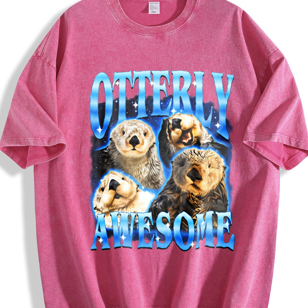 Otterly Awesome Vintage Washed T-Shirt product image 7