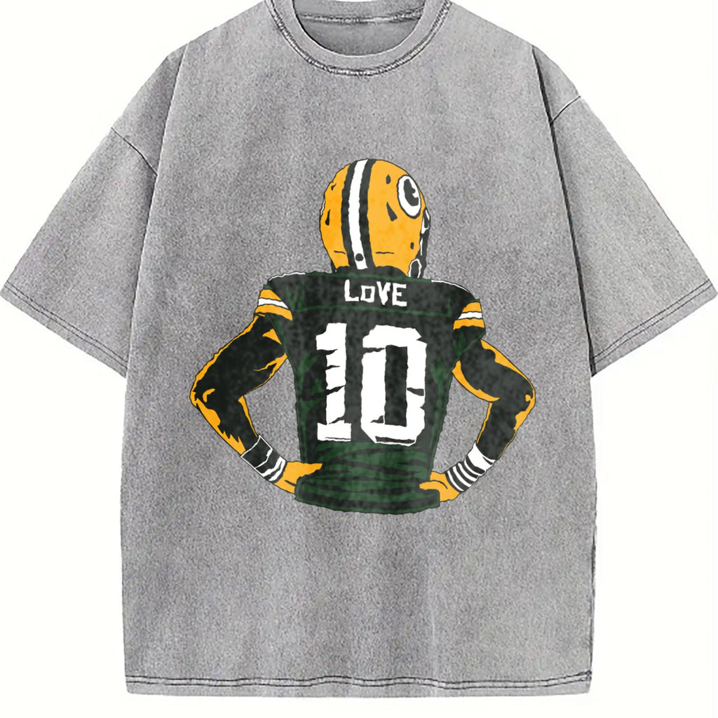 Mvp Touch Down - Green Bay Christmas Vintage Washed T-Shirt product image 4