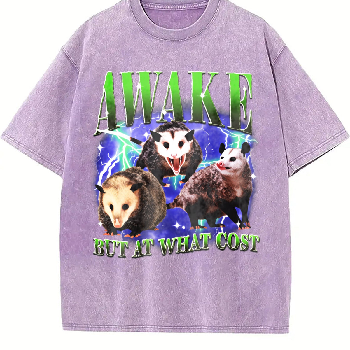 Awake But At What Cost Vintage Washed T-Shirt product image 6